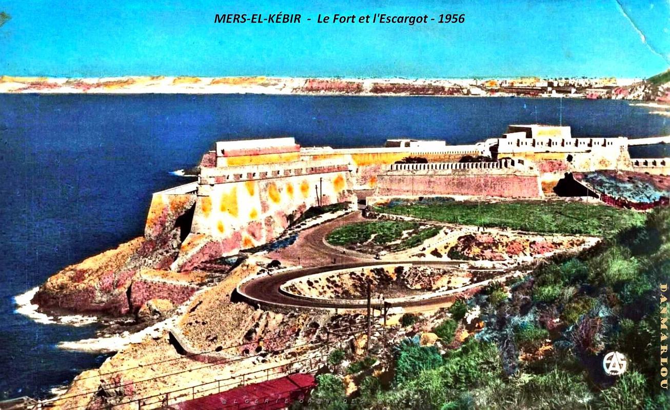 Mers-el-Kebir - Fort - Escargot - 1956.jpg